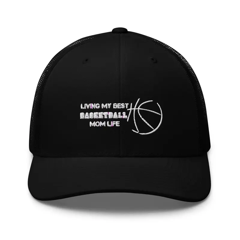 Basketball Mom Life Trucker Hat